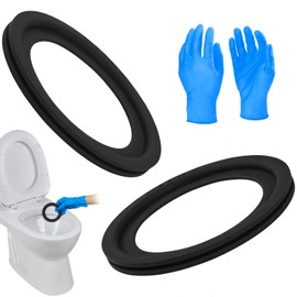 2 Pack RV Toilet Seal for Dometic 300/310/320 Toilets, Leak-Proof & Odor-Free Flush Ball Seal Gasket Replacement 385311658 with Durable Rubber, Easy Install Toilet Seal Parts for Camper Trailer