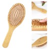 Hair Brush, Natural Bamboo Hair Brush, Air Cushion Comb, Rounded