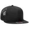 Otto 141-1070 Cap Flat Visor, Cotton Front, 6 Panels, Polyester