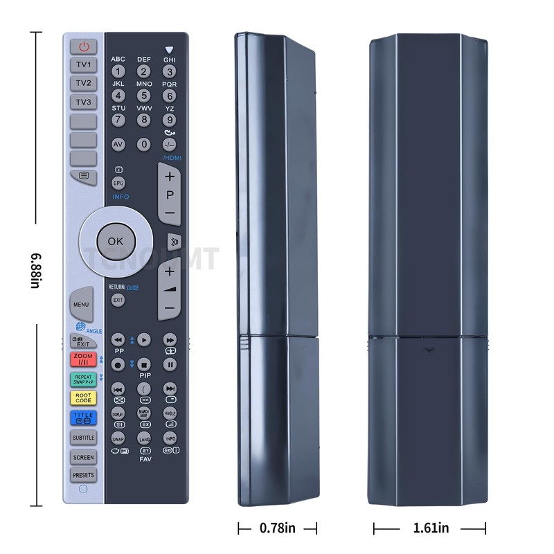 TCNOUMT Replacement Remote Control for Medion LCD TV RC1230 MSN40033377