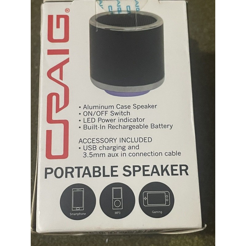 Craig Lot of 4 Craig Portable Computer Speakers USB Wired