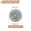 sourcing map Screw Caps, 228Pcs 12mm - Plastic Self-Tapping Screw