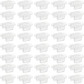 100PCS LED Strip Mounting Clips for 6mm RGB,Neon Light Strips, Heat Resistant Flexible Buckle Holders, Secure and Easy Installation Fixing Clips