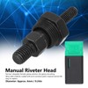 2PCS Rivet Nut Gun, Heavy Duty Hand Riveter Head,Manual Pull