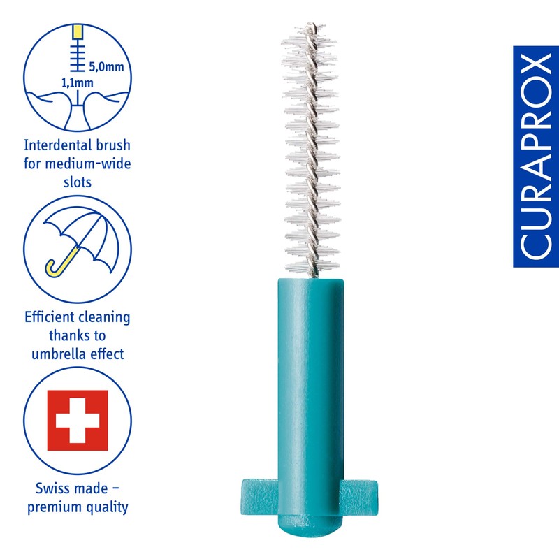 Curaprox Interdental Brushes CPS 06 Prime Refill, Pack of 8,