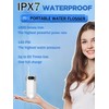 Jet Dentaire Hydropulseur Portable, 300 ml Water Flosser with 5