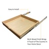 Couver CabinetRTA Soft-Close DIY Slide Out Cabinet Shelf Pull-Out Wood