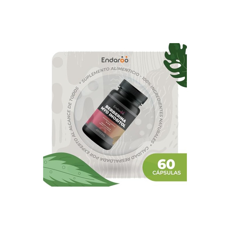 Berberina Myo Inositol Fórmula Combinada Bienestar Metabólico Equilibrio Hormonal Vitalidad