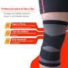 Elite Fitness - Par de rodilleras de compresion marca ,