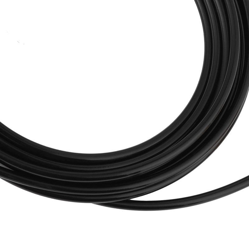 Fayelume 1PCS 64MPa Hydraulic Hose, 5.0M/16.4FT M16-M16 Black Fluid Hydraulic