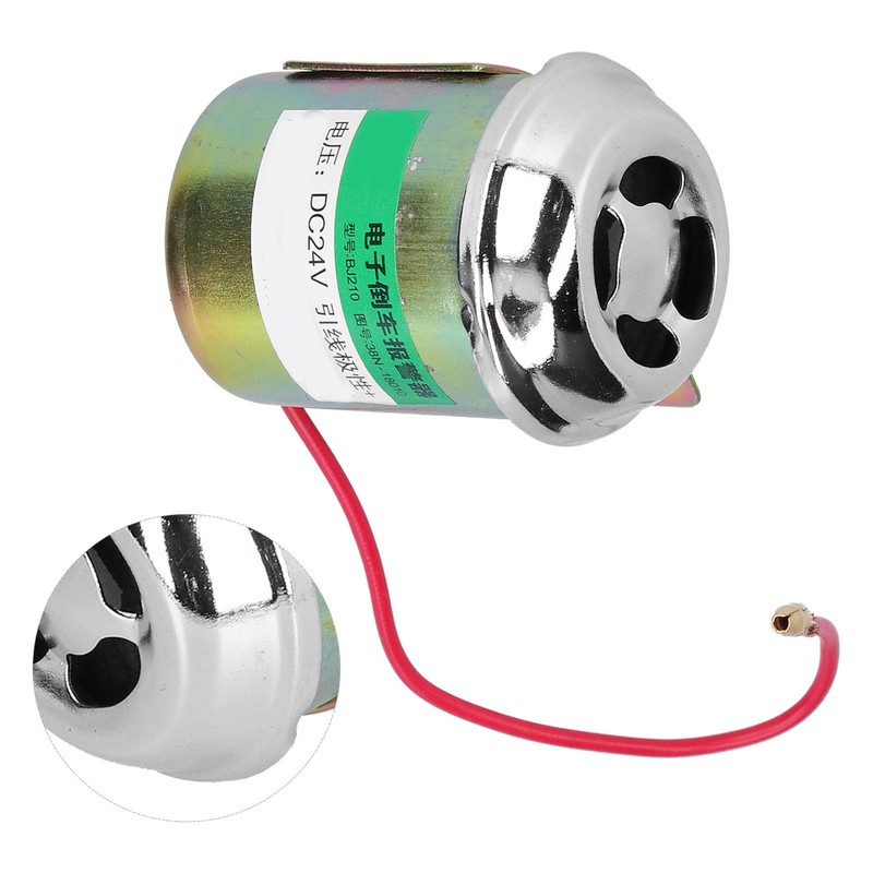 Car Reversing Alarm Stainless Steel Electronic Backup Waterproof Alart Speaker