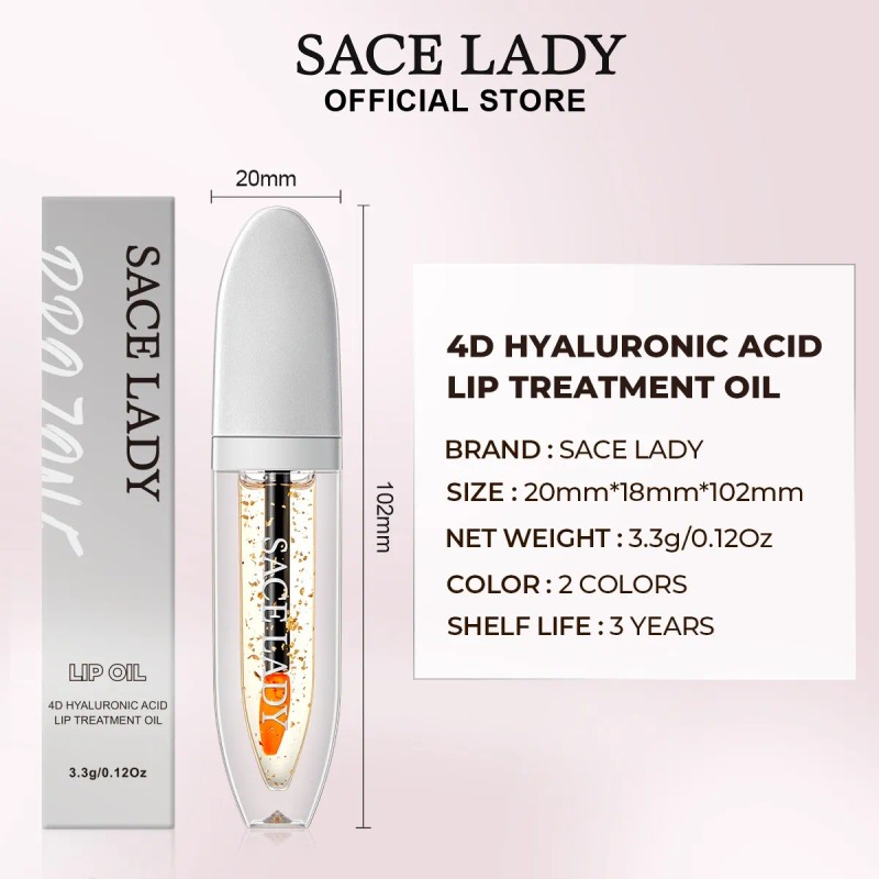 Sace Lady Brillo Labial Con 4d Ácido Hialurónico Hidratante 04