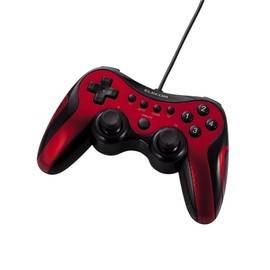 【2009年モデル】ELECOM ゲームパッド USB接続 アナログスティック搭載 振動/連射 12ボタンレッド JC-U2912FRD