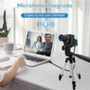 ELP Cámara USB 4K con micrófono Zoom manual Cámara web