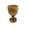 LION OF JUDAH MARKET Olive Wood Communion Cup 2.75"
