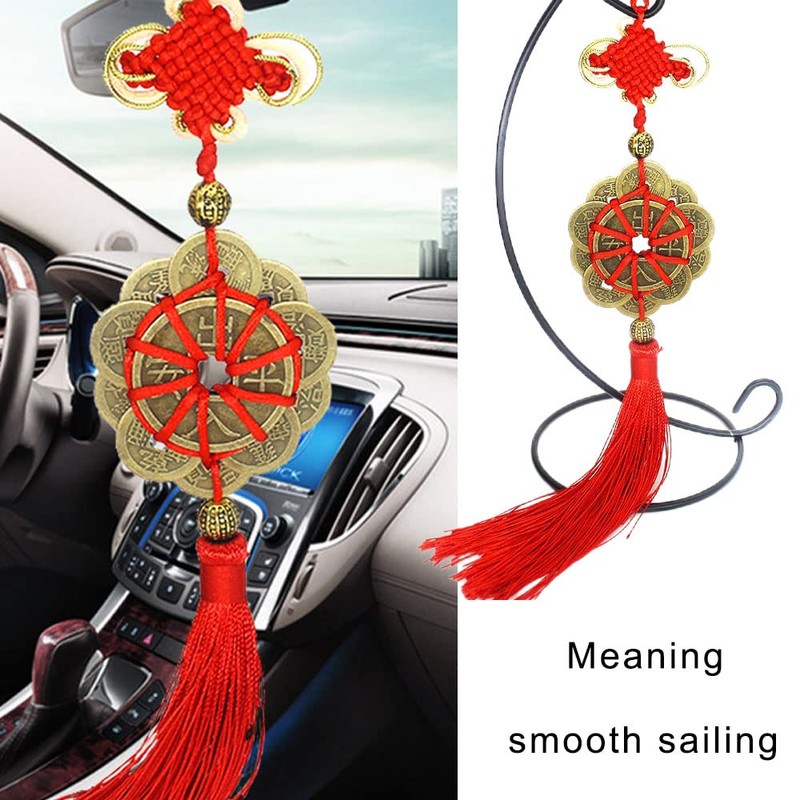 Chinese Knot Tassel Lucky Coins Feng Shui Tassel Chinese Style