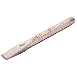 Ampco Safety Tools C-12B Chisel with Hand, Non-Sparking, Non-Magnetic, Corrosion Resistant, 1/4", 5-1/4" OAL