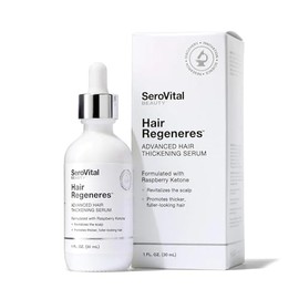 SeroVital Advanced Hair Thickening Serum – Maintain Natural Hair Color – Scalp Support – Multi Peptide Plant-Based Formula - Lightweight and Non-Greas