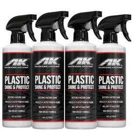 Advanced Kotings Plastic Shine & Protect Spray | Plastic & Vinyl UV Protection, High Gloss Shine, Resists Dirt & Dust for ATVs, UTVs, Trucks, Dirt Bikes | 16oz Spray - 2 Pack (Set of 4)