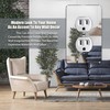 Mirror Light Switch Plates Double hole Outlet 4.72" X 2.91"