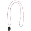 C·QUAN CHI Women Buddha Pendant Necklace Classic Handmade Crystal Beads