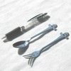 Nagao Ciao Coffee Spoon Tea Fork, Set of 2, Made