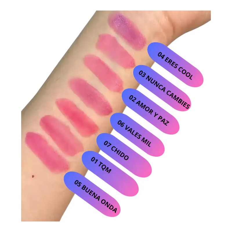 Labial Mágico Bissú 04 Eres Cool Acabado Perlado