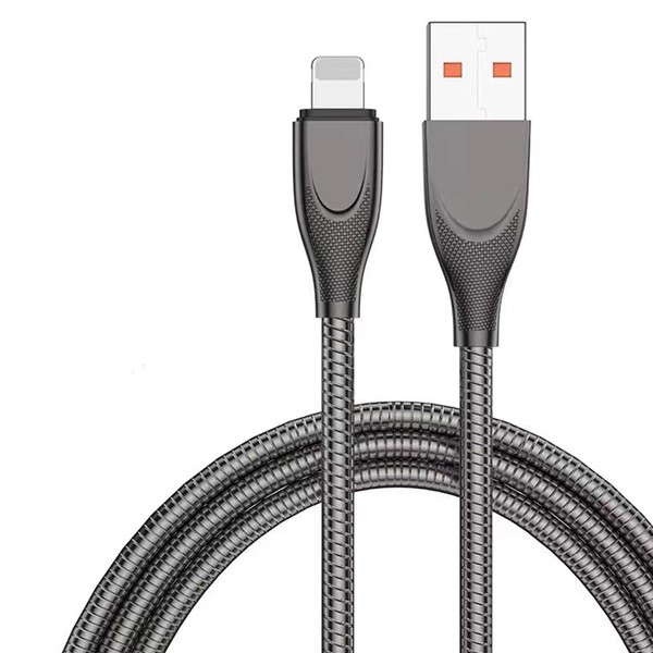 MEDIOPPTEK Metal Braided Cord, USB Charging Cable,Lightiing Stainless Steel Pets
