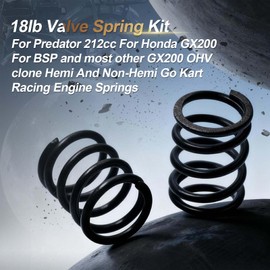 18lb Valve Spring Kit For Predator 212cc For Honda GX200 For BSP and most other GX200 OHV clone Hemi And Non-Hemi Go Kart Racing Engine Springs