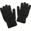 AS Roma ASR Leather Patch Knitted Gloves Black