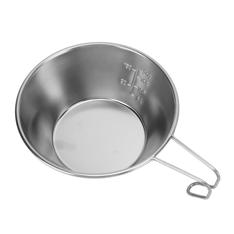 Stainless Steel Camping Sierra Cup Stackable Portable Stainless Steel Sierra