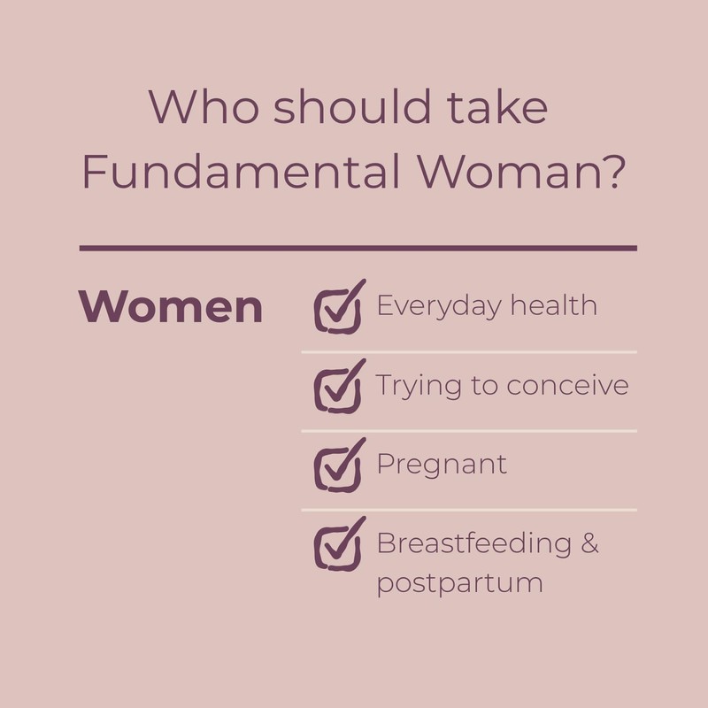 Fertility Hero Fundamental Woman | Prenatal Vitamins | 21 Nutrients