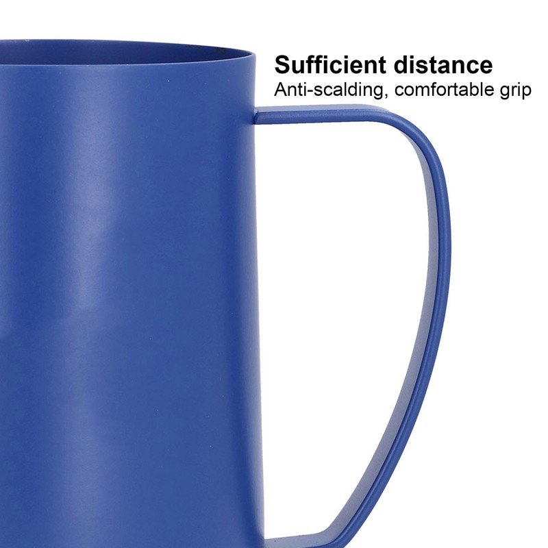 Stainless Steel Coffee Pitcher Milk Latte Frothing Cup with NonDrip