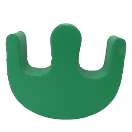 Patient Turning Pillow 13cm Thick U Shaped Pearl Cotton PU Leather Turnover Nursing Assistant for The Aged Green