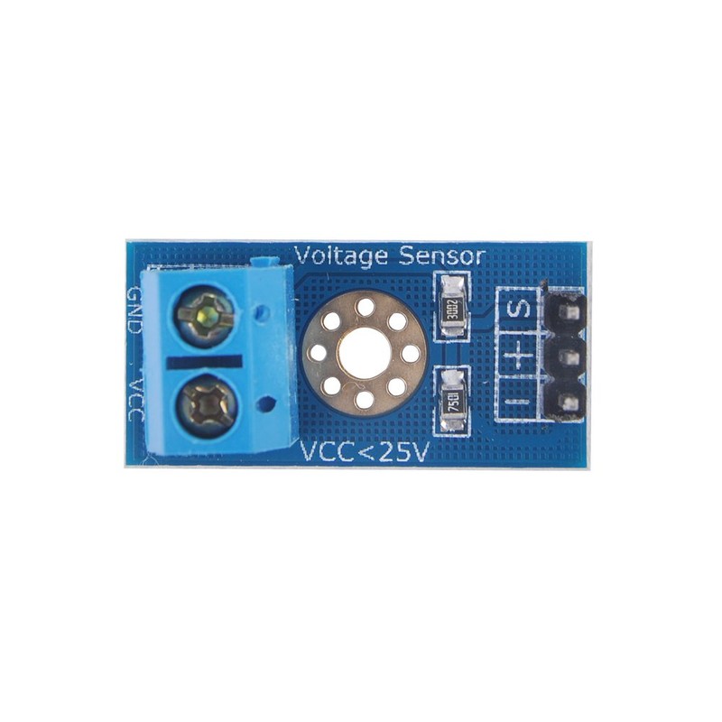 Diymall Voltage Sensor Dc0-25v for Arduino with Code(Pack of 2pcs)