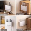 Wall Mounted WiFi Router Storage Box, White ABS Router Organizer