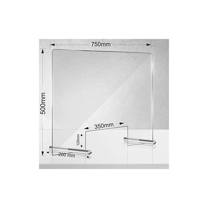 Manschin Laserdesign Acrylic Protective Shield | Sneeze Protection | Spit