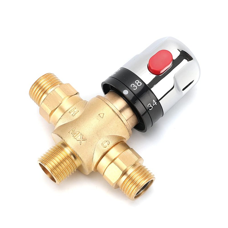 Tremax Thermostatic Mixing Valve,Shower Mixer Valve with 1/2'' G Connector,