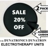 CHATTANOOGA Rubber Carbon Multi-Use Electrode for Dynatronics Dynatron Plus &
