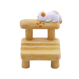 Bolley Joss Desk Cell Phone Holder Stand Pink Sofa with Cute Cat Kitty for Office Free You Hands Home Ornament