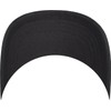 Flexfit Unisex Curved Visor Cap Kape, Schwarz, Einheitsgröße EU
