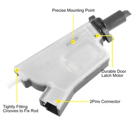 Pisvnovy Fuel Lid Door Lock Latch Actuator Replacement for Nissan 350Z 2003 2004 2005 2006 2007 2008 Replace 78850-CD06B