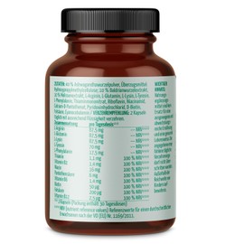 Inner Balance Kapseln (60 Stück) | mit Ashwagandha, Baldrian, Melisse, Aminosäuren und B-Vitaminen | die balancierte Formel für mehr innere Balance | 100% vegan | vom Achterhof