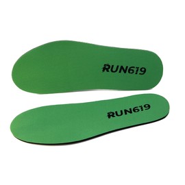 Wide Run 619 Shoe Insoles - Zero Drop Profile, Traditional Shape, Foot Forming, Wide Width - Thin, Firm, Flat Shoe Inserts - Men's Size 15