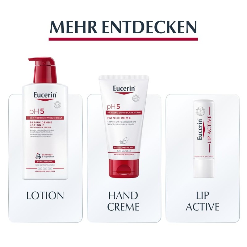 Eucerin pH5 Moisturising Wash Lotion Refill Bag 400 ml, Mild