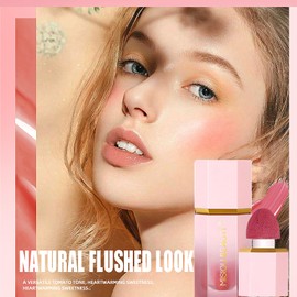 Pack of 3 Blush Stick, Matte Lightweight and Breathable Liquid Blush, Waterproof Blush Beauty Wall, Natural Look, Long-Wearing Face Make Up Pen for Women (3, A, 1)