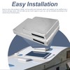 ESMING 1Pack 22"x14"x3" &14"x14"x3" RV Skylight Insulator,RV Vent Insulator, RV