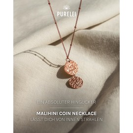 Purelei ® Paua Necklace (Gold, Silver & Rose Gold) with Pendant (40 cm Length), Stainless Steel