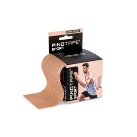 Pinotape Sport Kinesiology Tape XL 7.5 cm x 5 m Light Beige Skin Colour Pack of 2