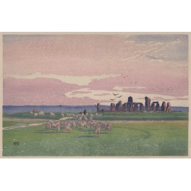 William Giles Summer Solstice, Dawn, Stonehenge : William Giles : Archival Canvas Art